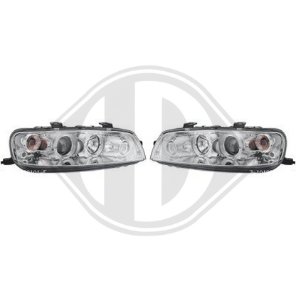 DESIGNSCHEINWERF.SET PUNTO 99-03       KLARGLAS/CHROM 3453480