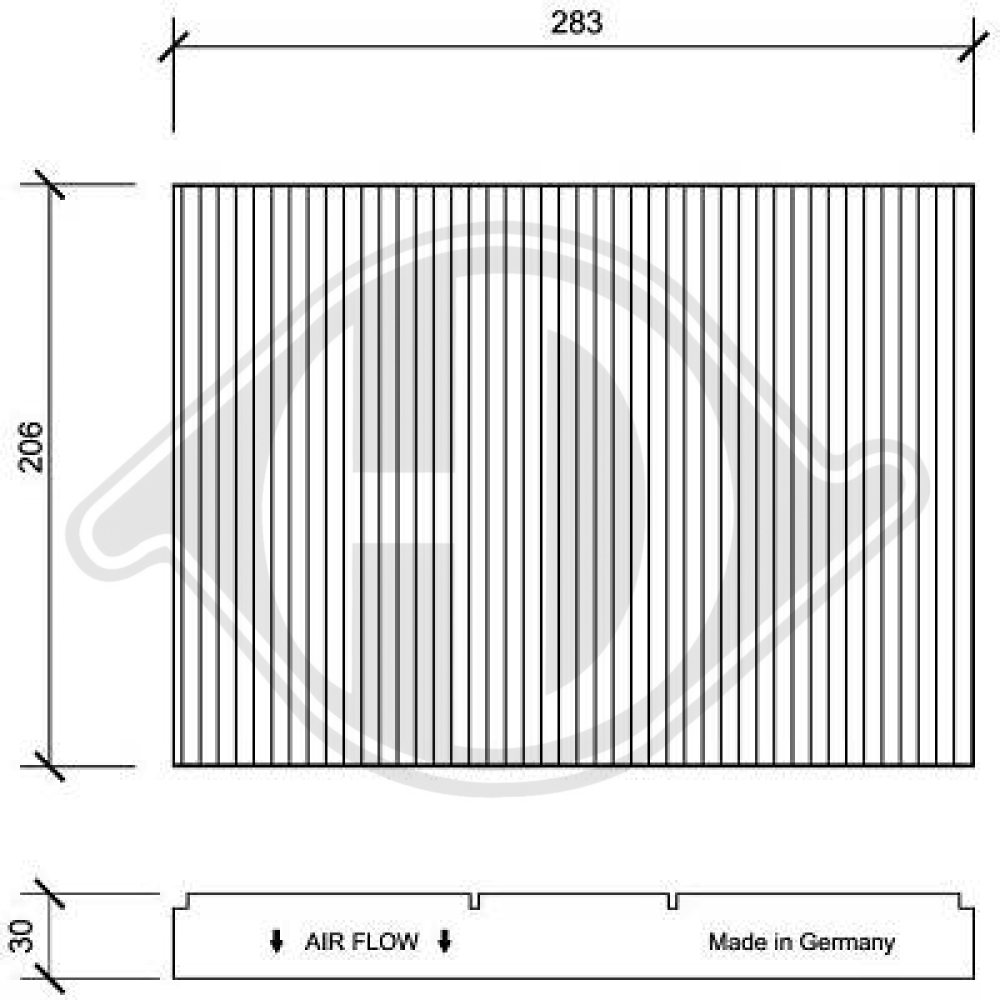 JZW819653 INNENRAUMFILTER  AUDI A3/TT DCI1005-1