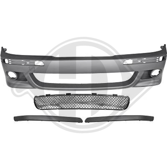 DESIGNSTOßSTANGE VO.  E39, 95-03   INCL.GRILL+LEISTEN 1223251