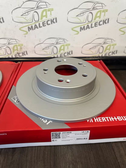 2 Stück Neue Bremsscheiben Hinten für Honda Accord