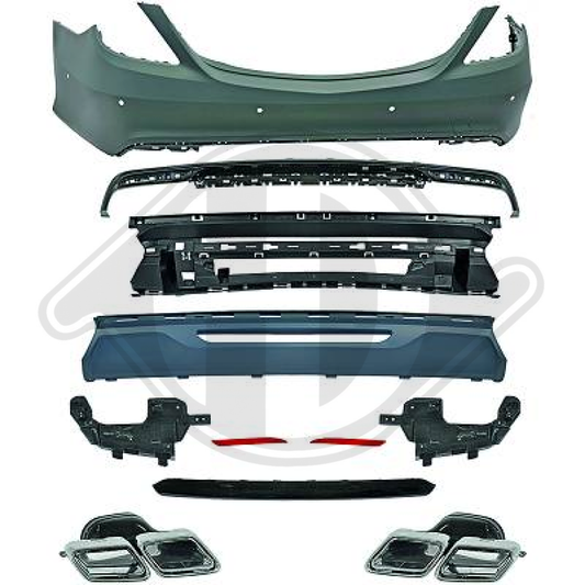 STOßSTANGE  HI.      W222, 13-17        AMG S65 OPTIK 1648355