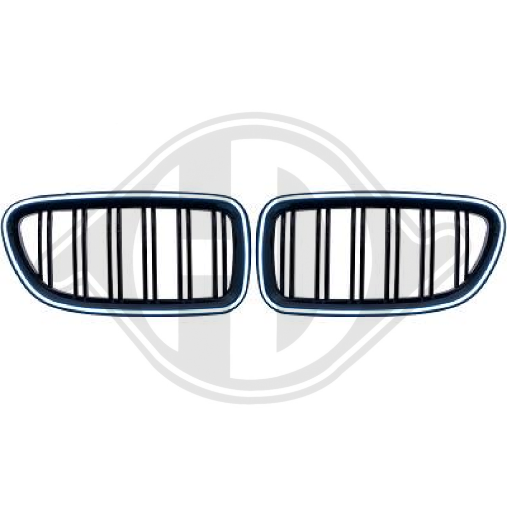 DESIGNGRILL MIT LED,  F10 10-17; SET;   DOPPEL-STEG, 1225241