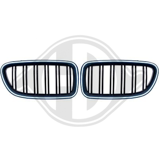 DESIGNGRILL MIT LED,  F10 10-17; SET;   DOPPEL-STEG, 1225241