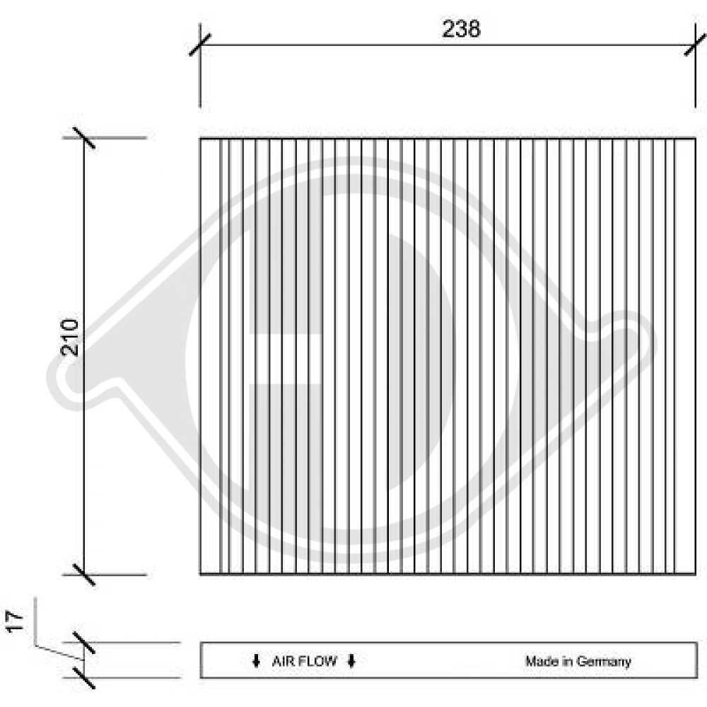 P87902F000 INNENRAUMFILTER  KIA Carnival/Cerato DCI0141