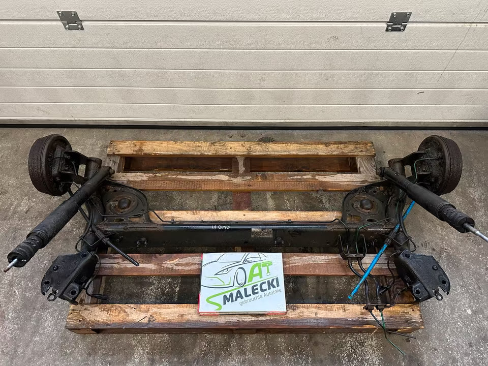 Renault Clio III 3 Hinterachse Achse Hinten ABS Trommel Original