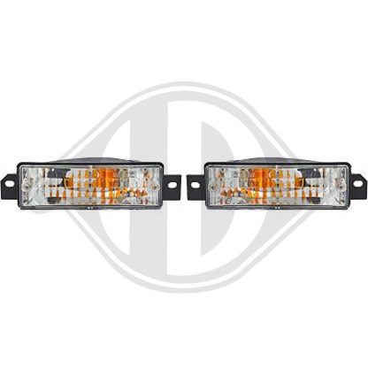 DESIGNBLINKER SET     E30, 87-94       KLARGLAS/CHROM 1211275