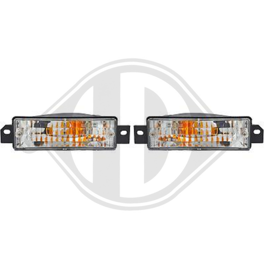 DESIGNBLINKER SET     E30, 87-94       KLARGLAS/CHROM 1211275