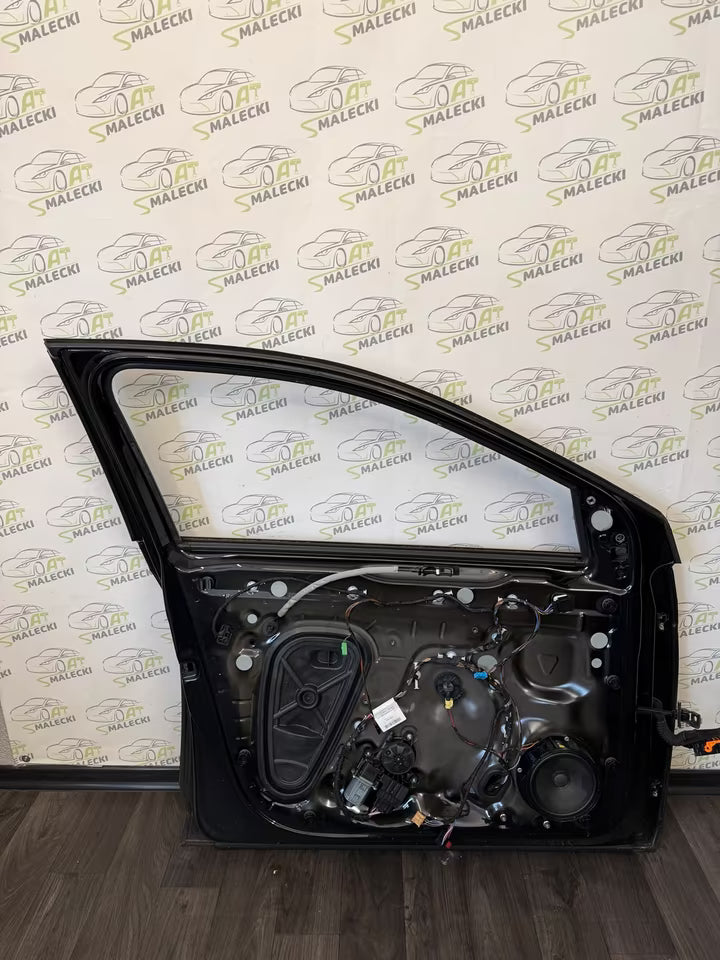Türe Tür Vorne Links Vw Polo 2G Modell Farbe LC9X Schwarz komplet
