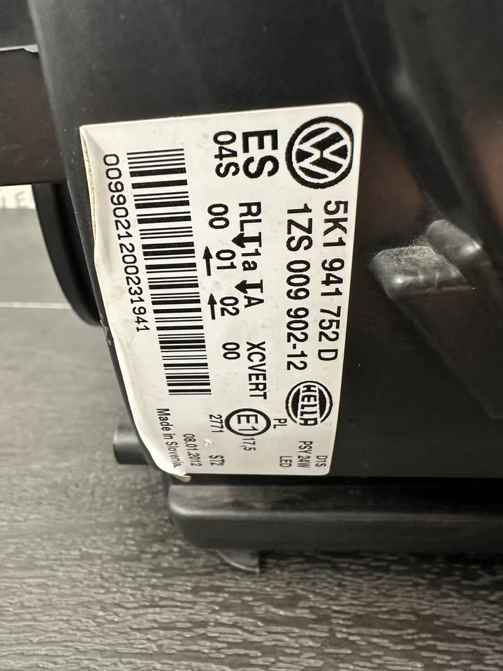 5K1941752D Scheinwerfer Bi xenon Rechts Original Vw Golf VI 6 5K