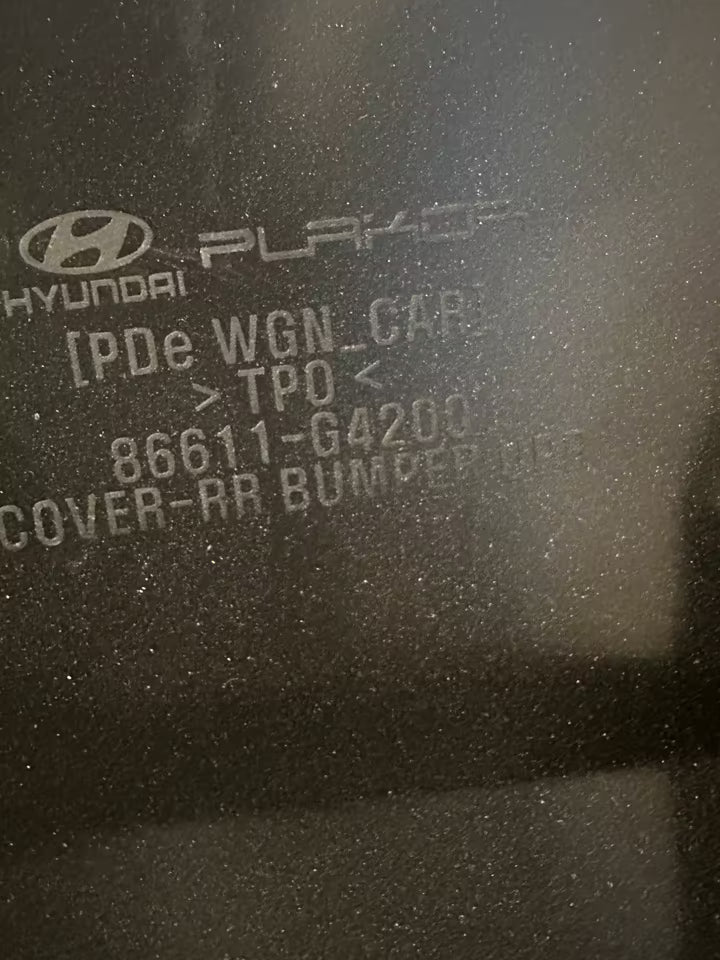 86611-G4200 Stoßstange Original Hinten Grundiert Neu Hyundai i30