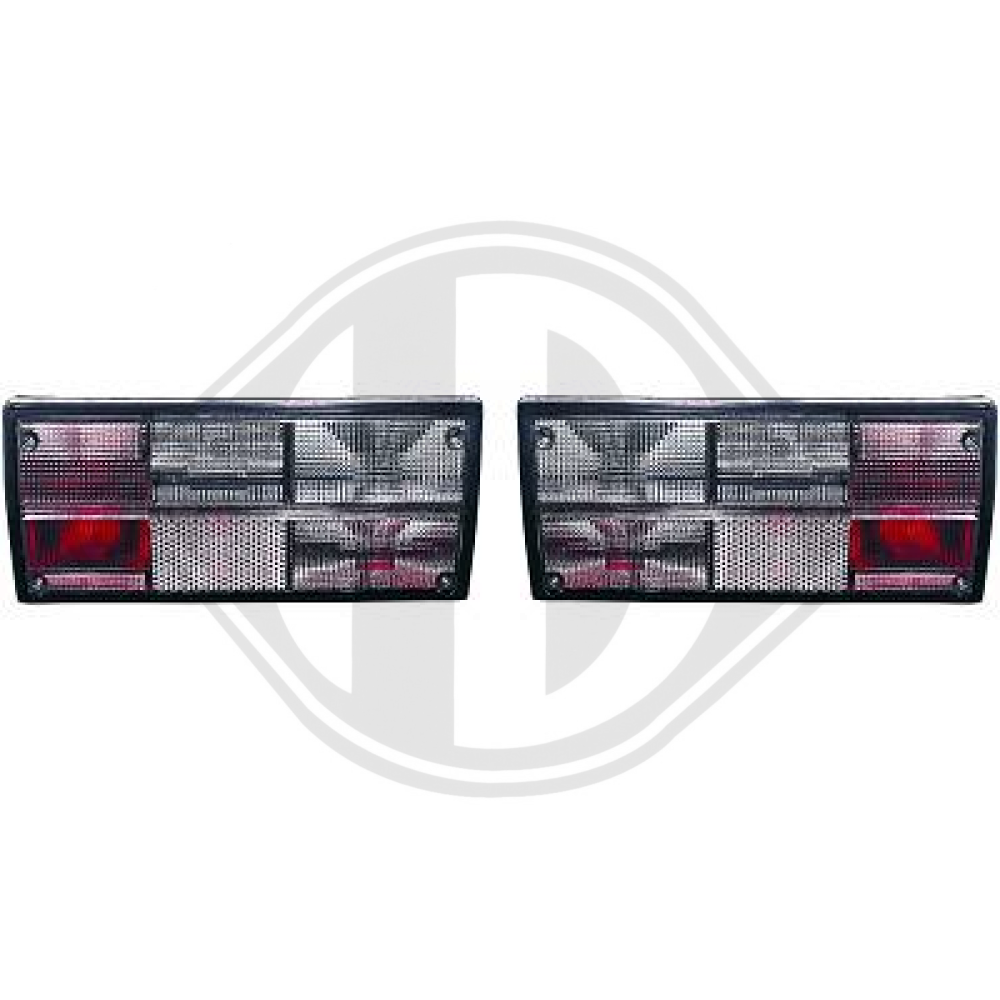 nan DESIGNRÜCKLAMPEN SET   T3, 79-91              SCHWARZ 2269095