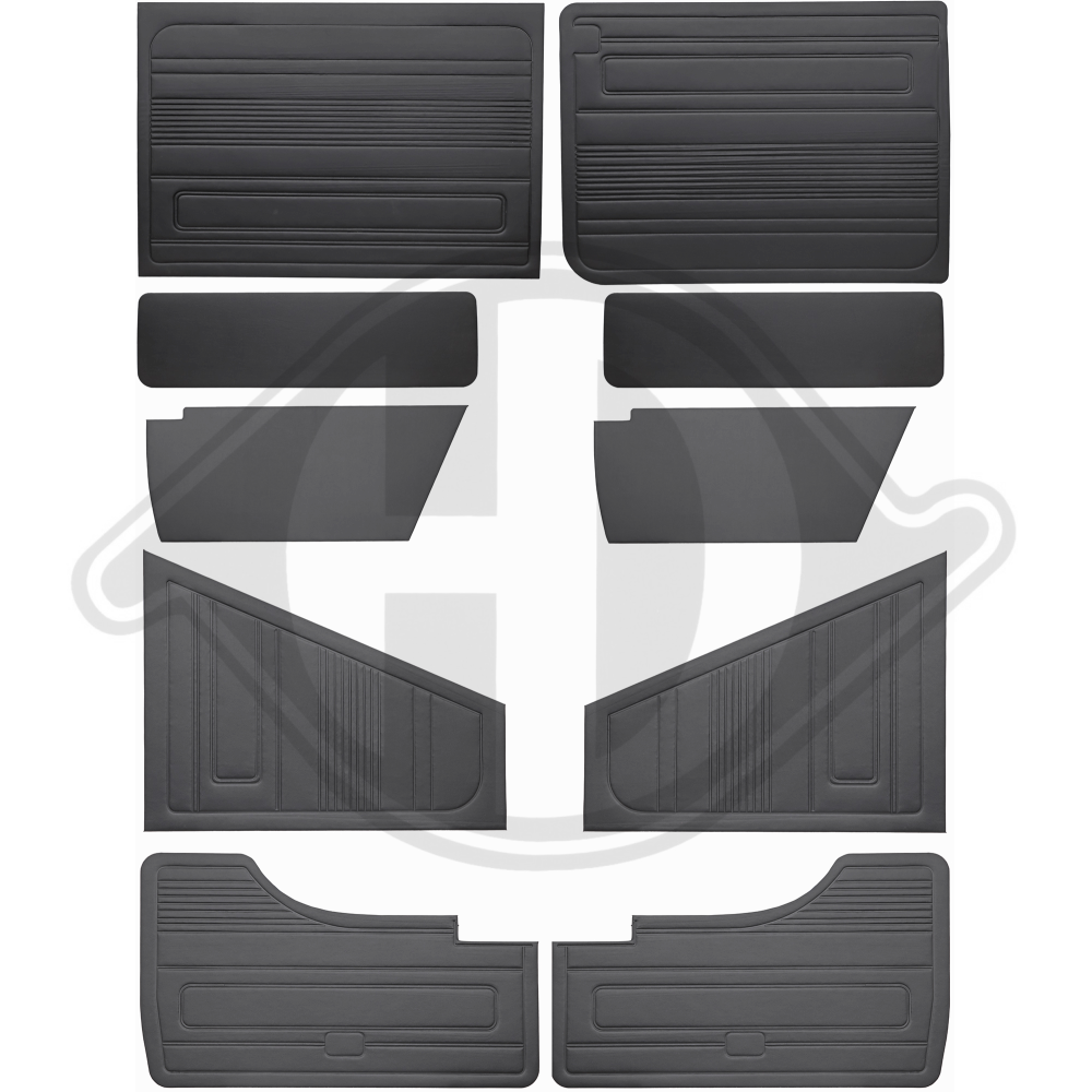 ac853500 SEITENVERKLEIDUNG INNEN T3 79-84; VINYL SCHW.;T3 BUS, 2269330