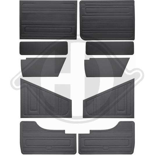 ac853500 SEITENVERKLEIDUNG INNEN T3 79-84; VINYL SCHW.;T3 BUS, 2269330