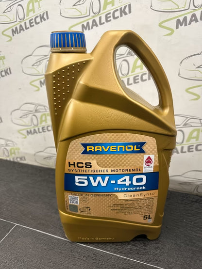 5 Liter Ravenol HCS 5W-40 Motoröl Vw Mercedes Renault