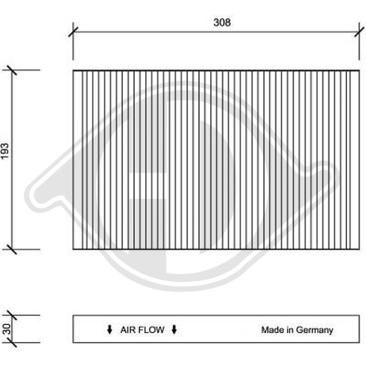4B0819439 INNENRAUMFILTER  AUDI A6/Allround DCI1029