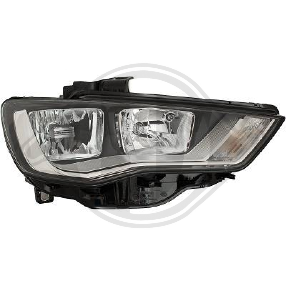 8V0 941 004 SCHEINWERFER RE.  AUDI A3, 12-16    HELLA M.TAGFAHRL. 1033080