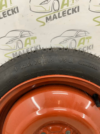 Emergency spare wheel Opel Agila B models 125/70R15 95M