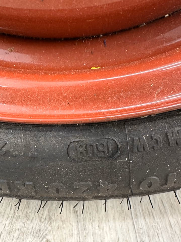 Emergency spare wheel Opel Agila B models 125/70R15 95M
