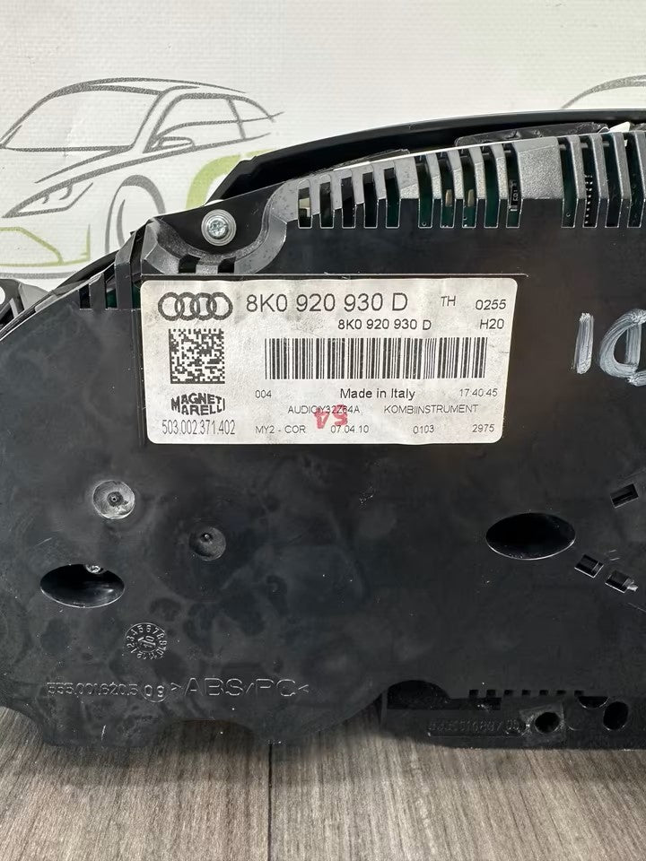 8K0920930D Speedometer instrument cluster Audi A4 8K B8 2.0 Tdi CAG