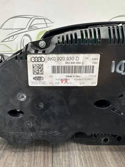 8K0920930D Speedometer instrument cluster Audi A4 8K B8 2.0 Tdi CAG
