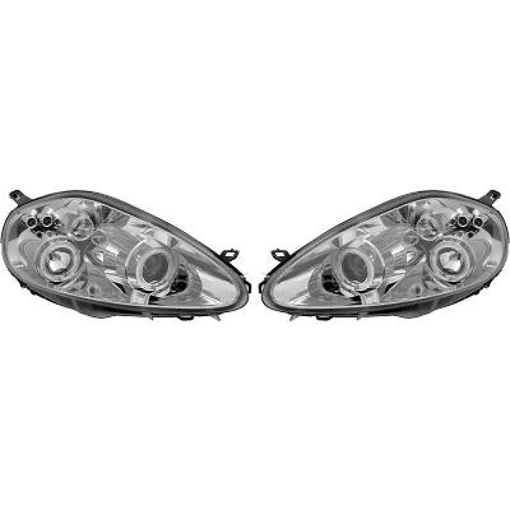 DESIGNSCHEINWERF.SET PUNTO 05-10/08    KLARGLAS/CHROM 3456280