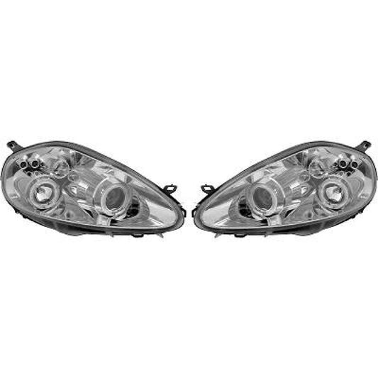 DESIGNSCHEINWERF.SET PUNTO 05-10/08    KLARGLAS/CHROM 3456280