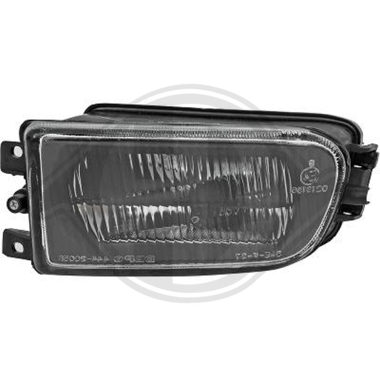 63178377941 NEBELSCHEINW.LI.  BMW E39, 95-00       GLAS GERIFFELT 1223189