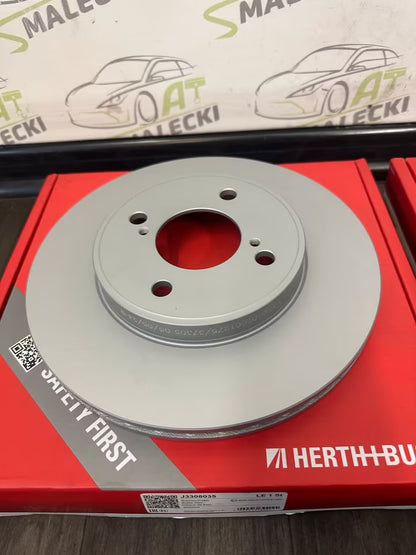 2 Stück Neue Bremsscheiben Vorne für Suzuki Baleno, Swift