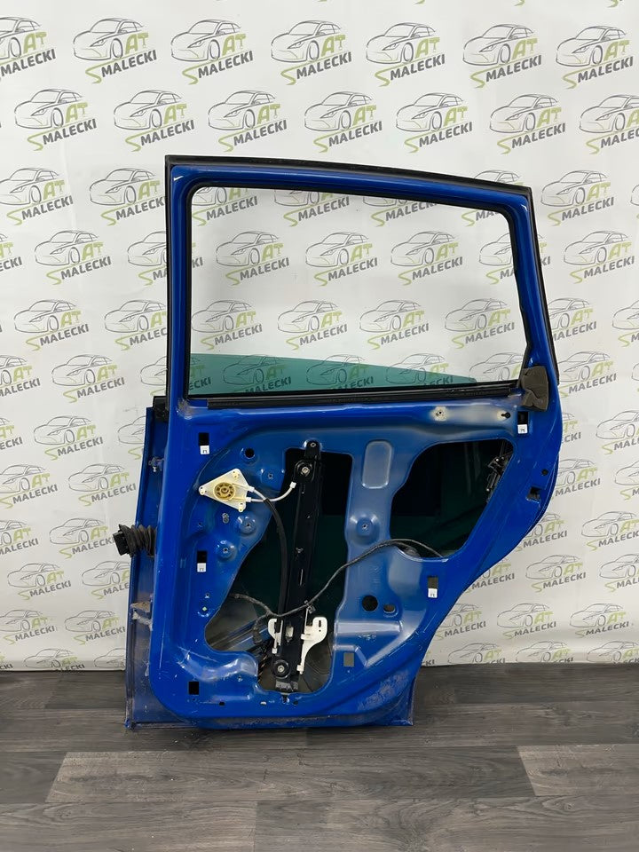Türe Tür Hinten Rechts Seat Altea 5P Modell Farbe LS5G blau