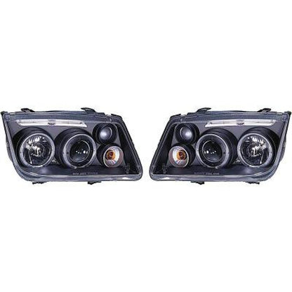 DESIGNSCHEINWERF.SET BORA, 98-05     KLARGLAS/SCHWARZ 2231680