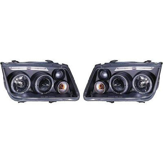 DESIGNSCHEINWERF.SET BORA, 98-05     KLARGLAS/SCHWARZ 2231680