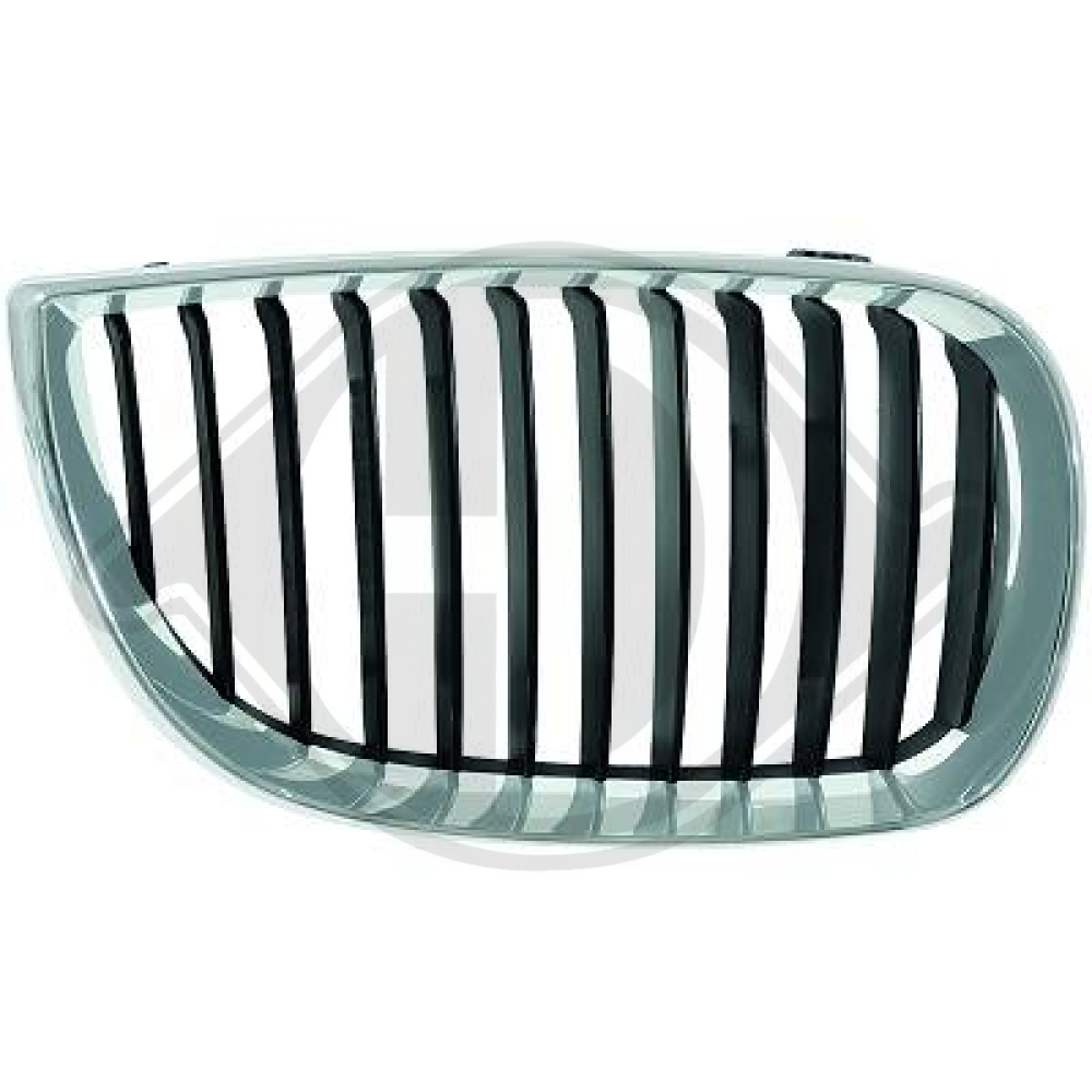 51 13 7 077 130 GRILL RECHTS      E81/E87, für 04-07       CHROM-SCHWARZ, 1280040