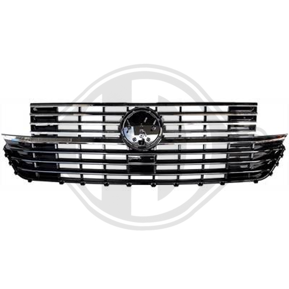 DESIGNGRILL       VW T6.1, 19-24  SCHWARZ GLANZ/CHROM 2274143