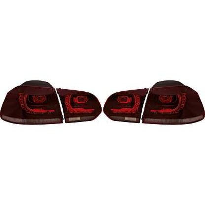 nan DESIGNRÜCKLAMP.SET GOLF 6, 08-12  R20 LOOK/DUNKEL ROT 2215497