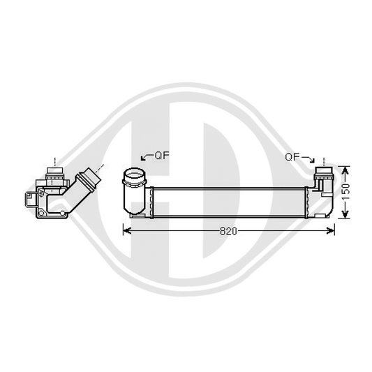 144960006R LADELUFTKÜHLER RENAULT MEGANE III 1.5 DCI DCA1049