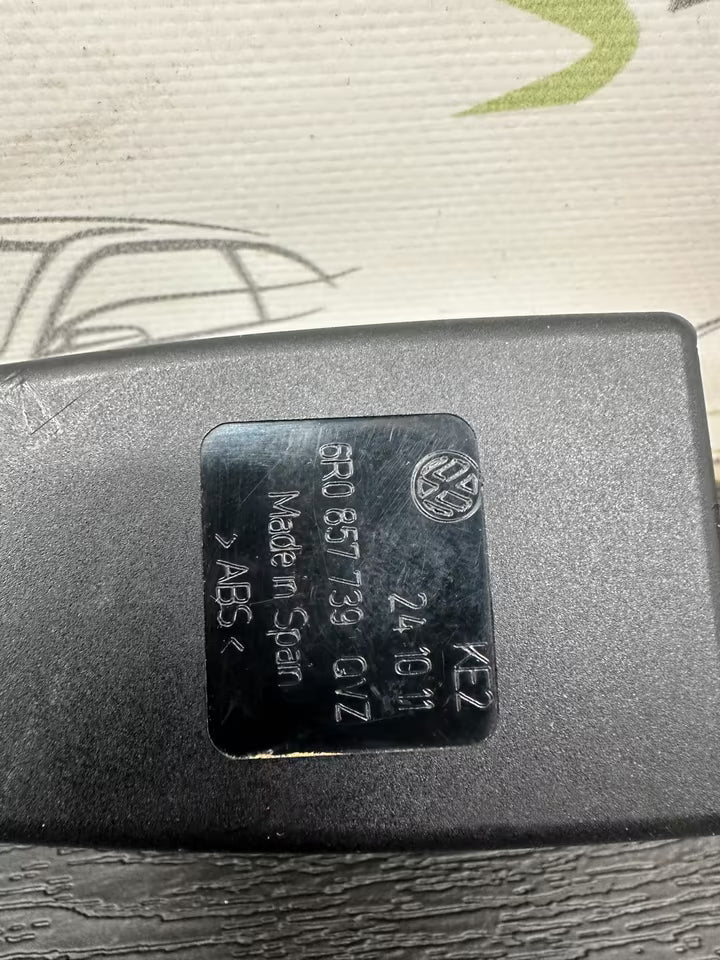 6R0857739 Gurtschloß Gurtstraffer Hinten Vw Polo 6R Ibiza 6J