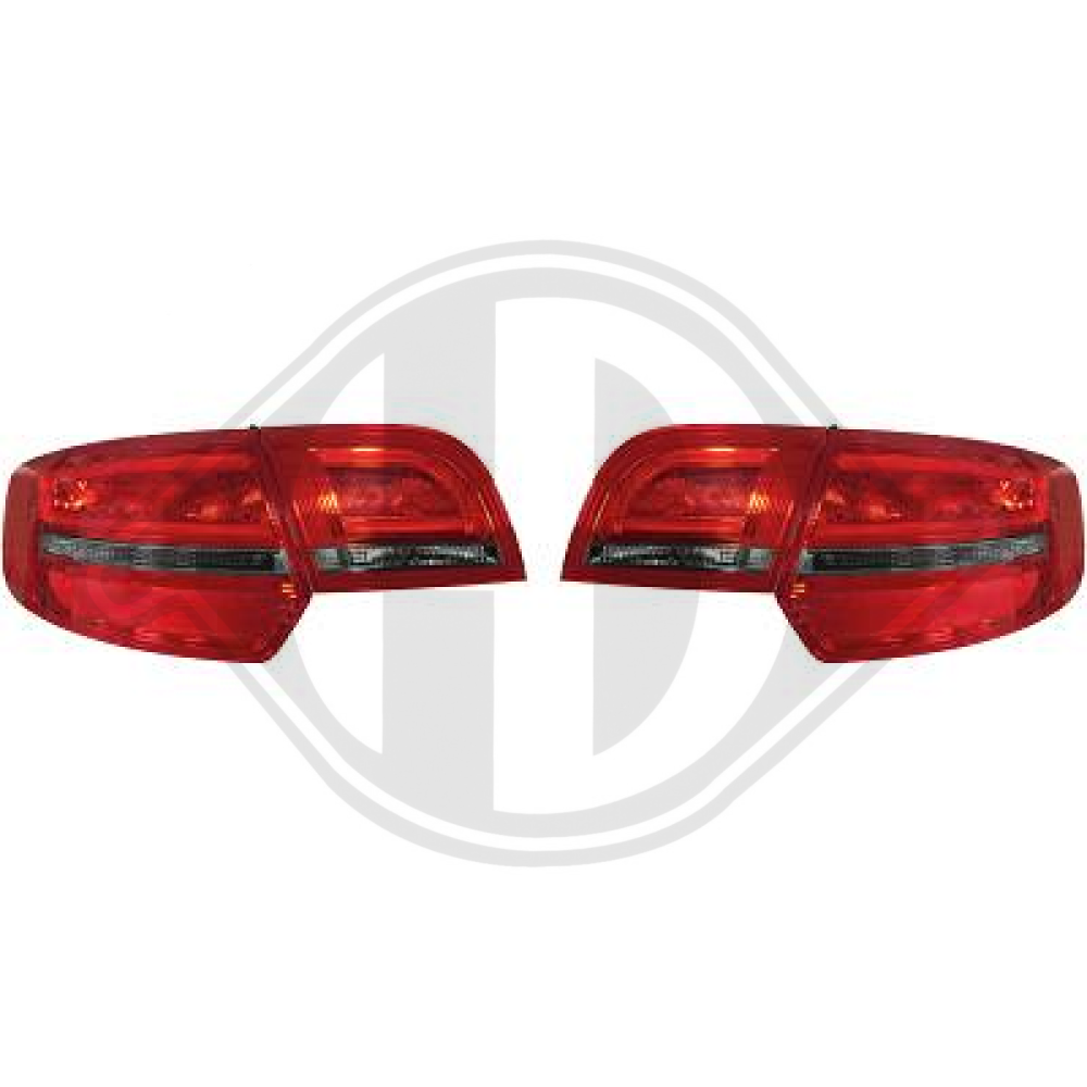 nan DESIGNRÜCKLEUCHTEN SET A3, 04-08            ROT-SMOKE 1031998