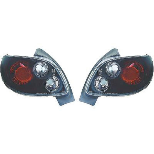 nan DESIGNRÜCKLAMPEN SET  206, 98->>     KLARGLAS/SCHWARZ 4225295