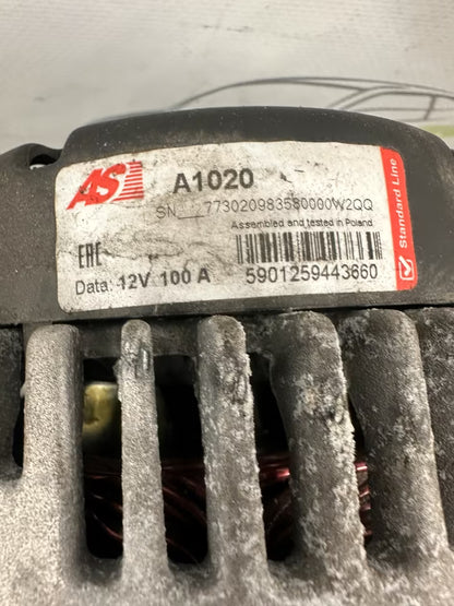 A1020 12V 100A Lichtmaschine Generator Opel Astra H 1.7