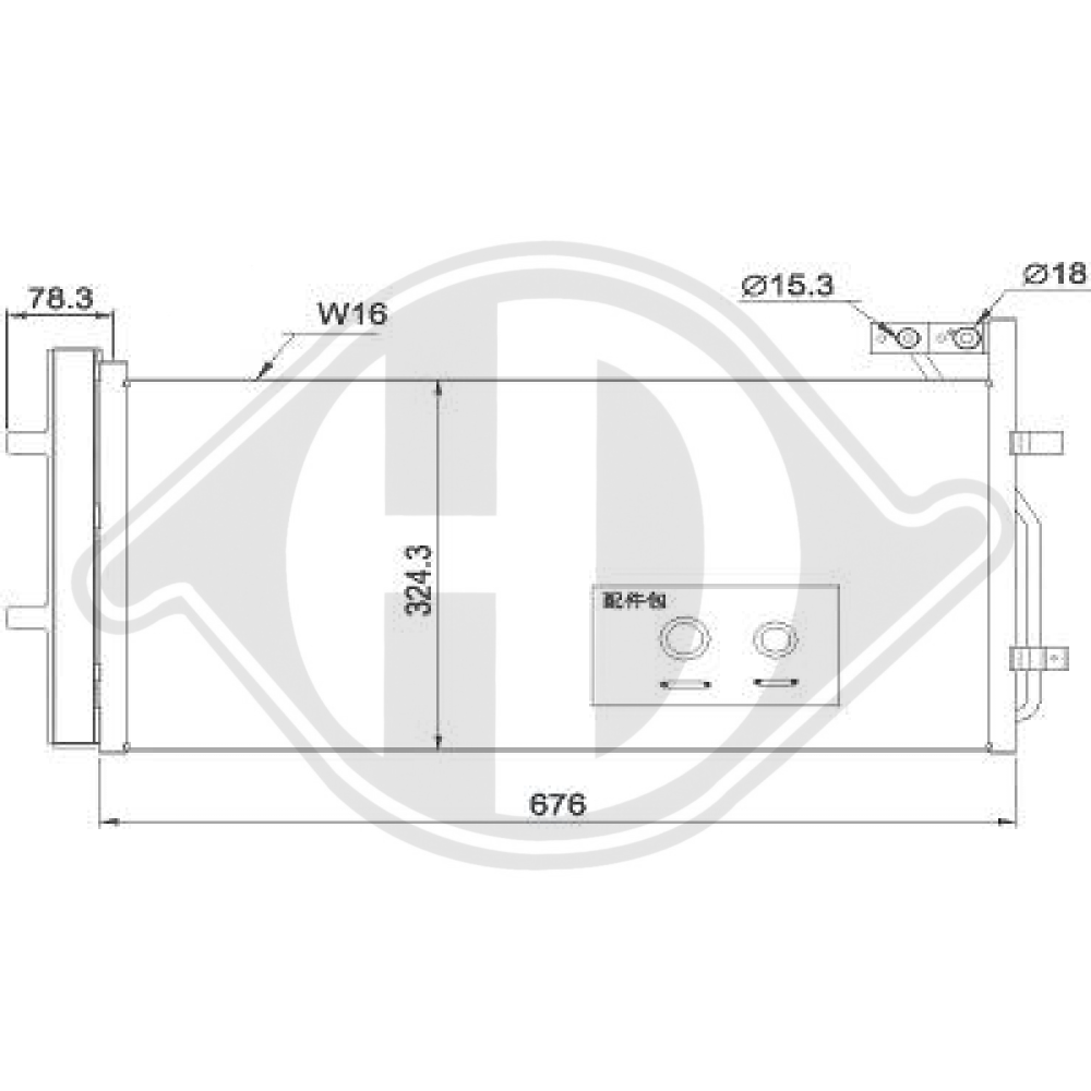 8U0 260 401 B KONDENSATOR AUDI Q3 06/2011 DCC1561