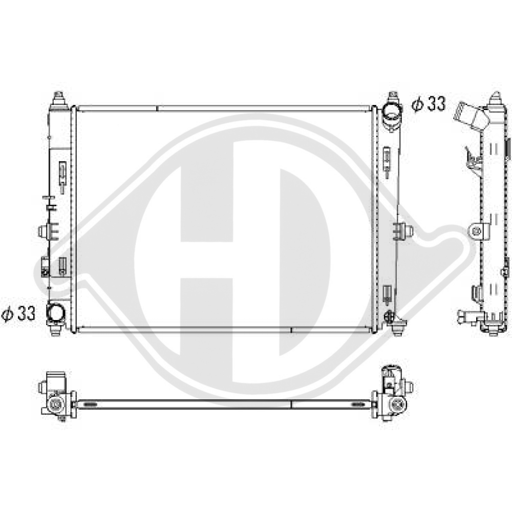 P51N15200 Kühler Motorkühlung für MAZDA MX 5 IV DCM3917