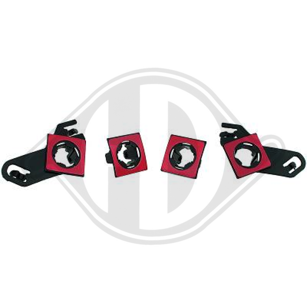 HALTER PDC SET VO  E60/61, 08-10        4 STÜCK 18mm, ZUB00027