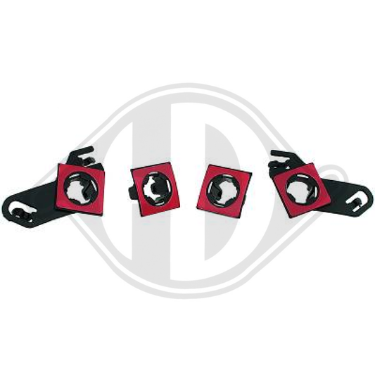 HALTER PDC SET VO  E60/61, 08-10        4 STÜCK 18mm, ZUB00027