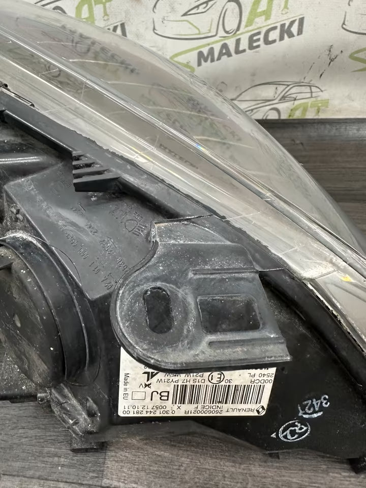 260600021R Xenon Scheinwerfer Links Renault Megane III Komplett
