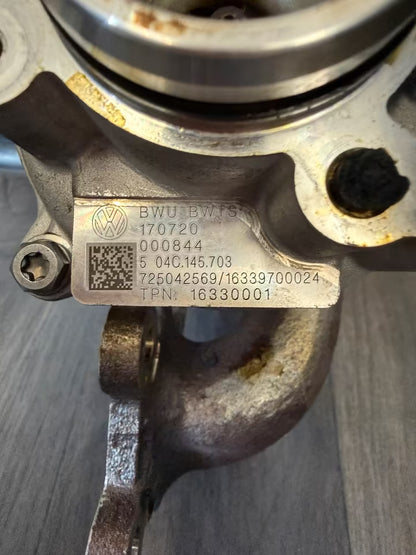 04C145703 Turbolader Lader 1,0 TSI DKL motor 52000km