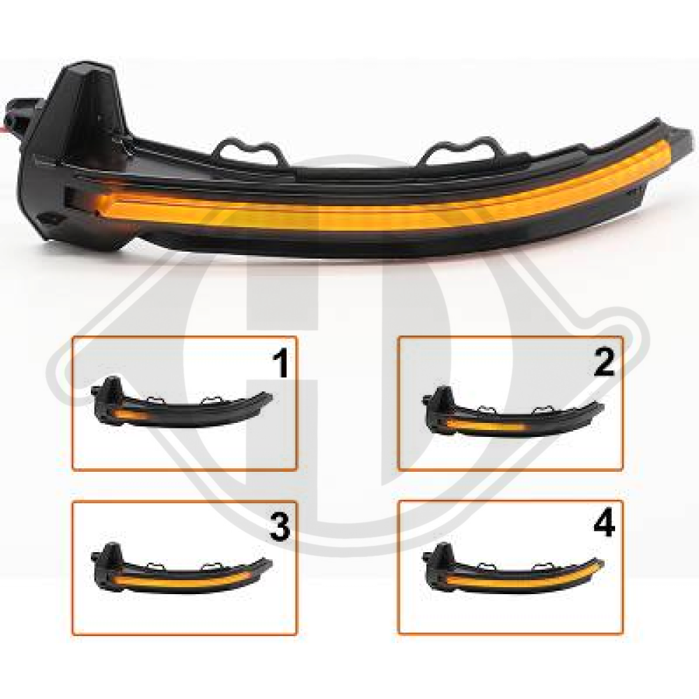 SATZ LED SPIEGELBLINKER AUDI A4/B9 15->> LID10420