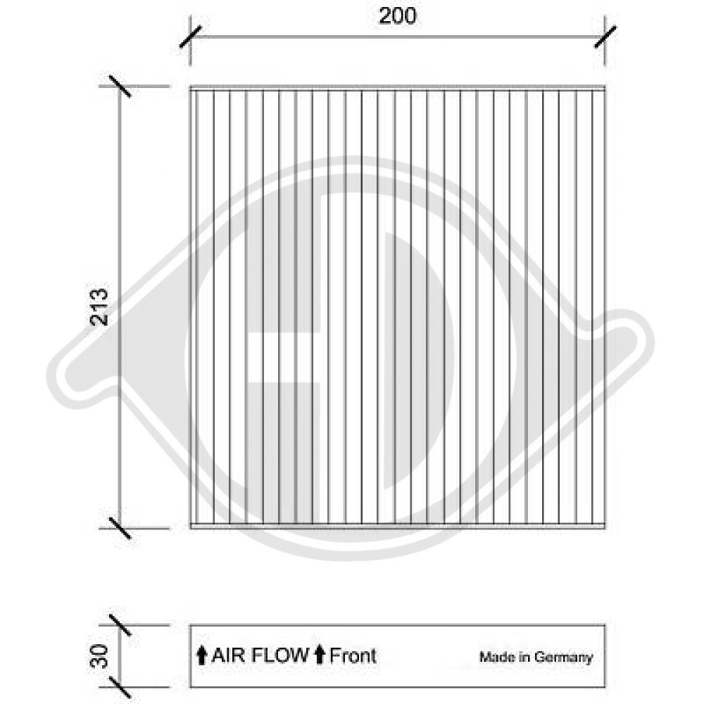 1745605 INNENRAUMFILTER  FORD Transit Tourneo DCI1222