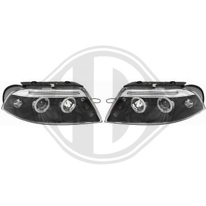 DESIGNSCHEINWF.SET PASSAT, 00-05     KLARGLAS/SCHWARZ 2246480