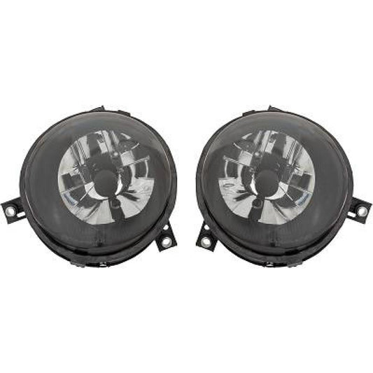 DESIGNSCHEINWERF.SET LUPO, 98->>     KLARGLAS/SCHWARZ 2208280
