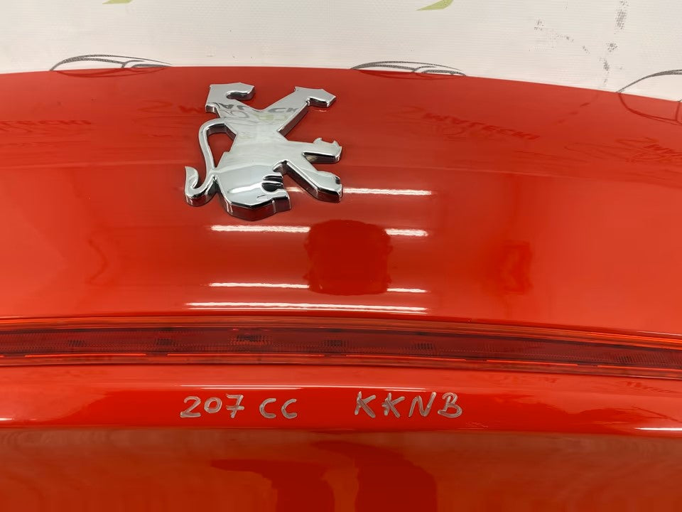 Tailgate trunk lid Peugeot 207 CC model color KKNB